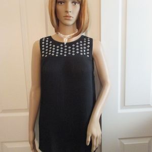 NWT - MICHAEL KORS black top - sz S - MSRP $130.00